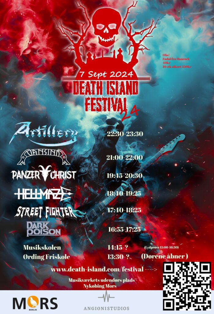 Poster for death island festival 2024